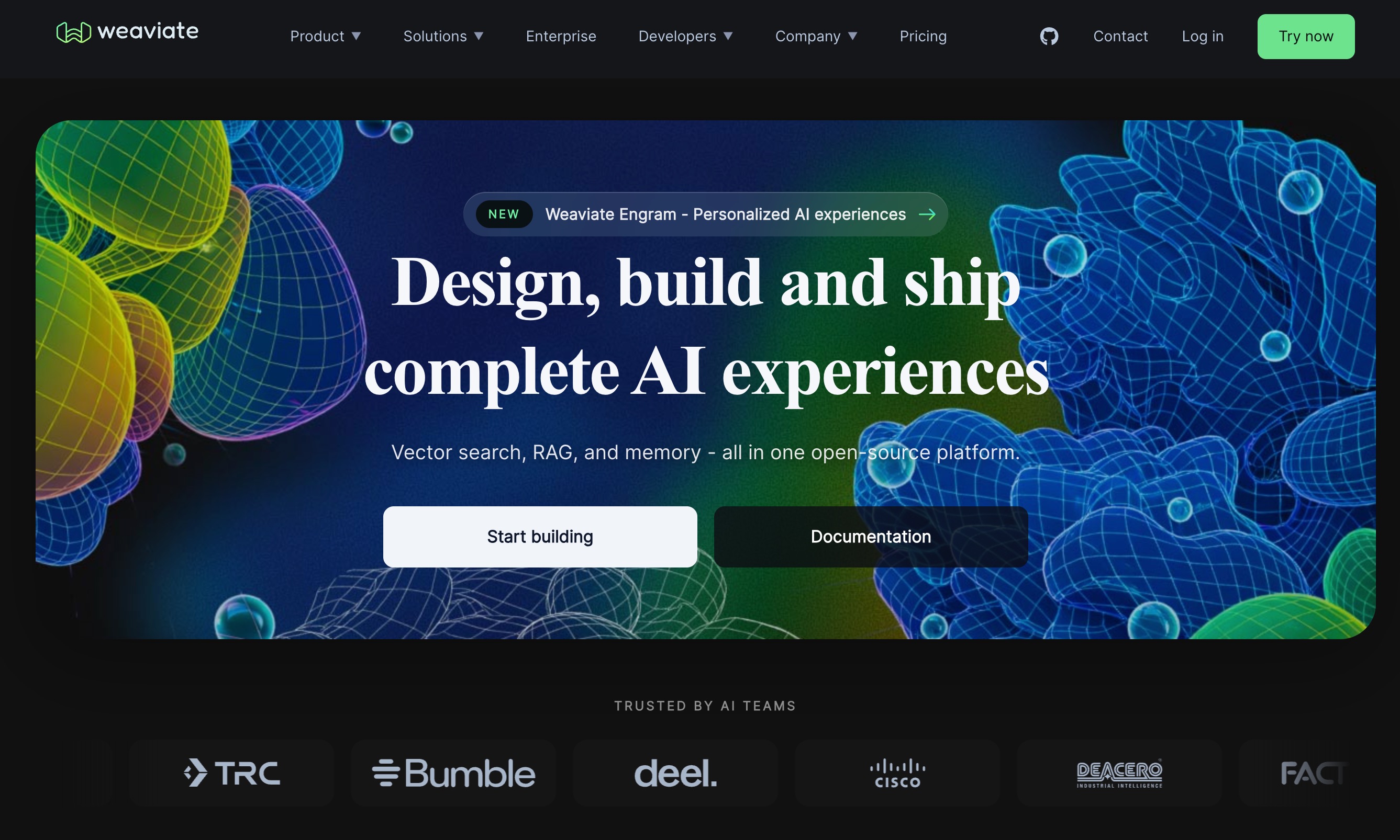 Weaviate 开源向量搜索、RAG 和记忆平台