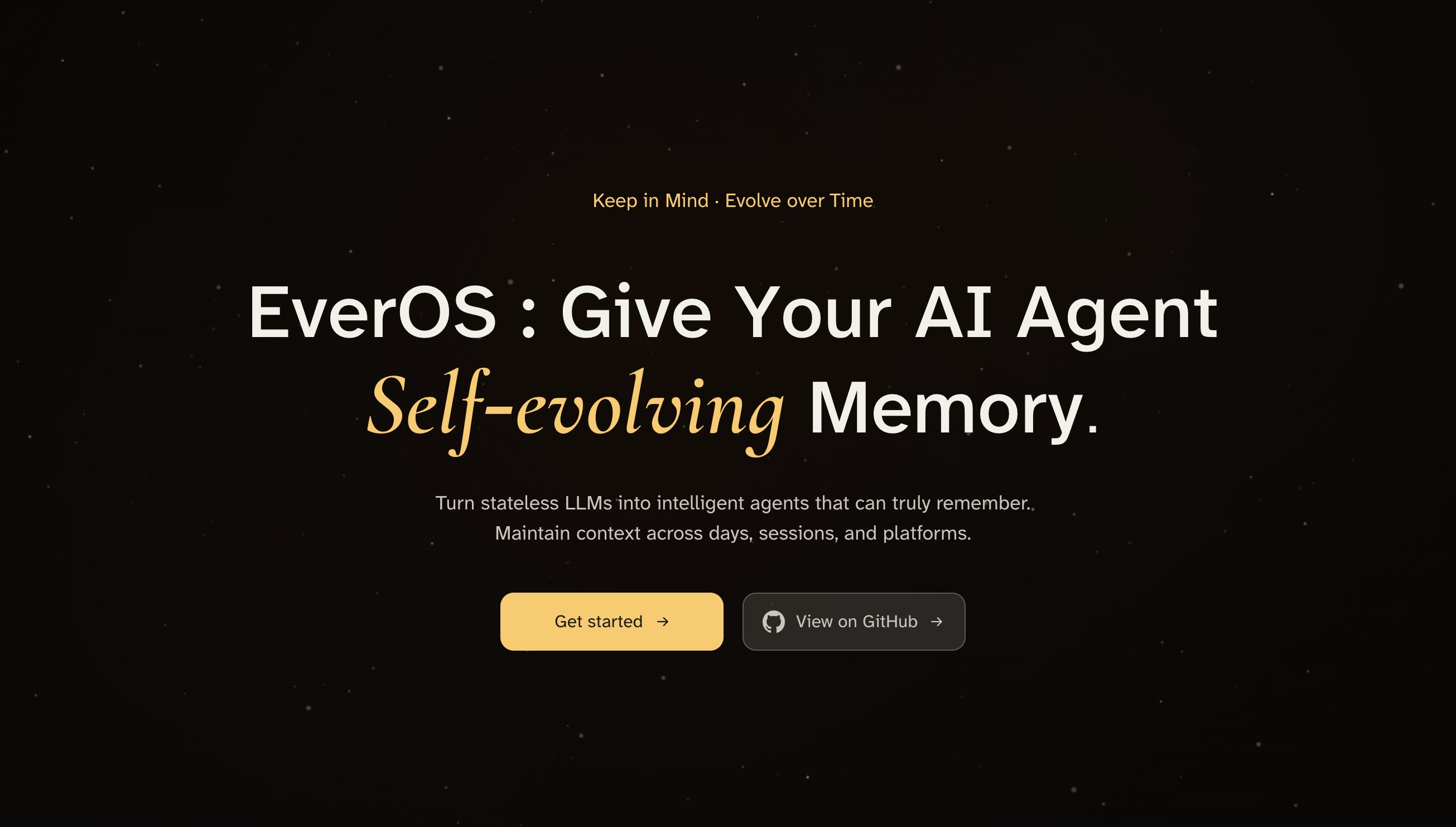 Evermind.ai 用于对话和伴侣 AI 的情景记忆引擎