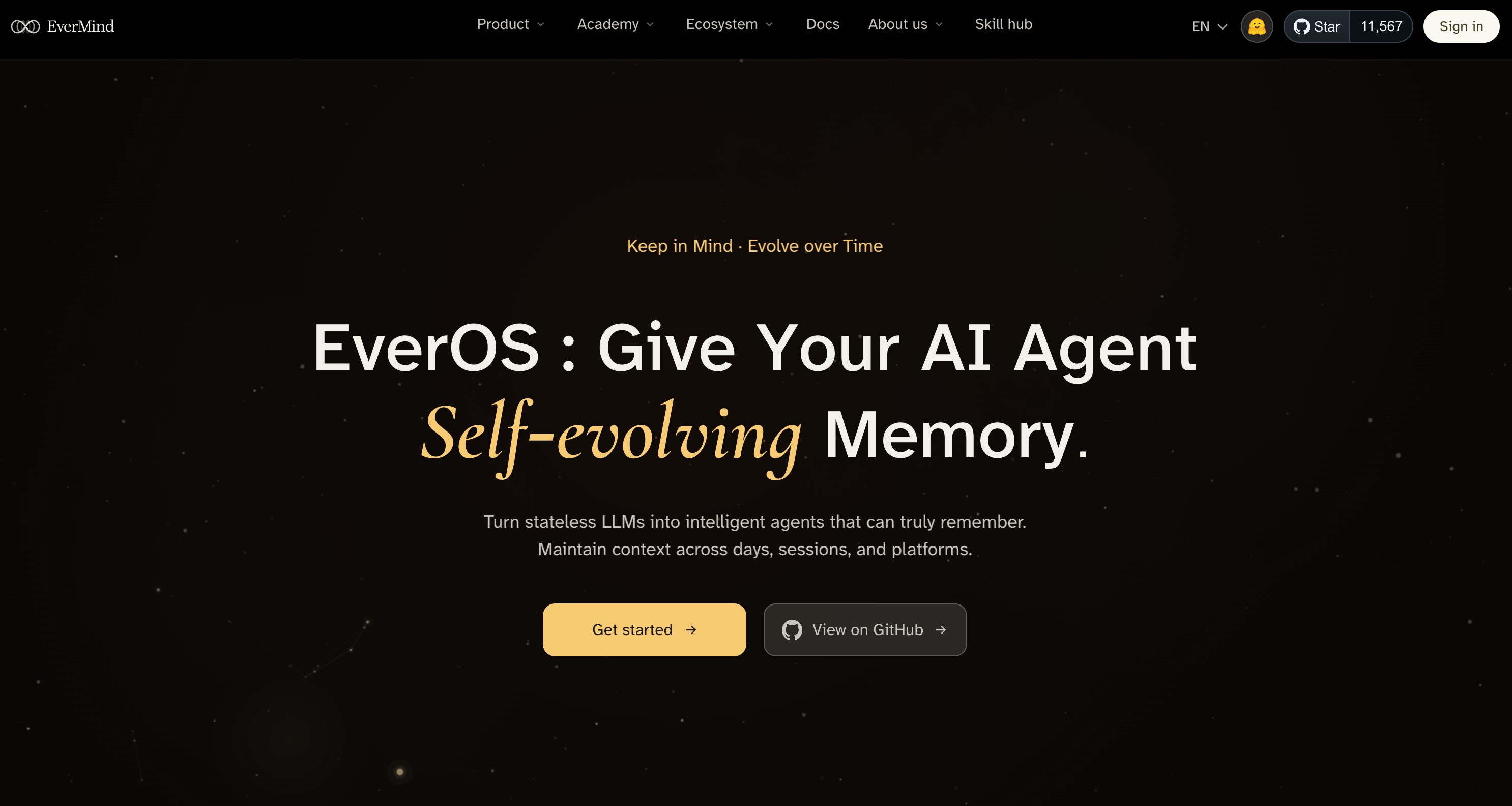 Evermind EverOS MemCells 和情境追踪